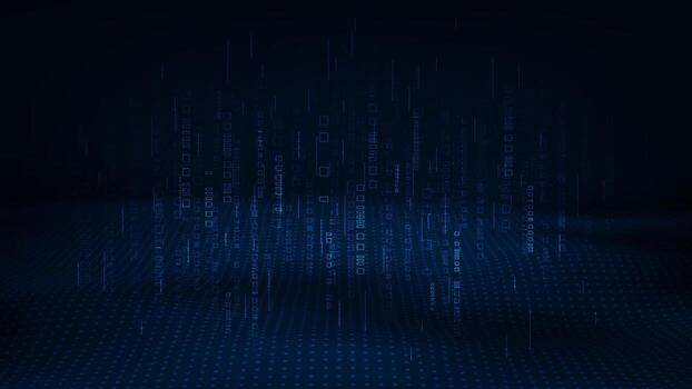 Futuristic big data network connection online strage concept. Wave dots abstract digital technology background. vector