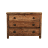 Charming Rustic Wooden Drawer Unit Perfect Blend of Vintage Appeal and Practical Storage for Any Home png