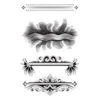 Intricate Vintage Borders and Dividers vector