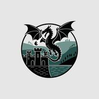 Fortress of the Black Wyrm vector