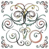 Artful Floral Pattern Design vector