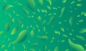 Abstract green leaves background. illustration. No transparency. vector