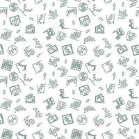 Crypto Trading and Technical Analysis linear seamless pattern vector