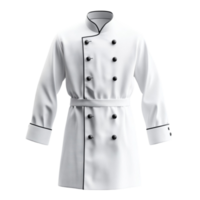 Chef Coat on Transparent Background AI-Generative png