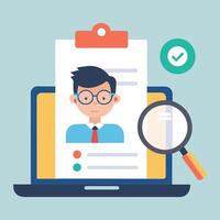 Dynamic Job Seeker Design vector