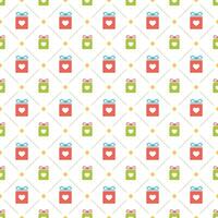 Christmas pattern background design for wrapping paper, greeting card and packaging decoration vector