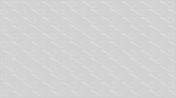 White color spinning infinity sign simple and elegant geometrical loop able background video