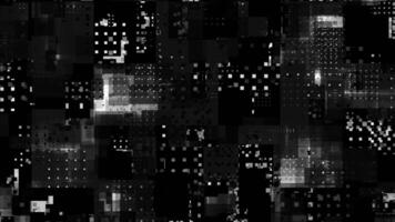 Digital technology speed connect White and Black color particles background, cyber nano information, abstract communication, innovation future tech data modern background video