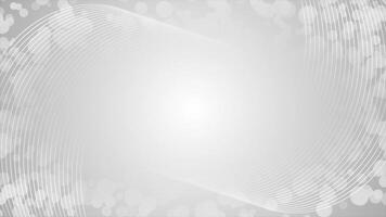 White and Black color moving bokeh particles abstract design modern background video