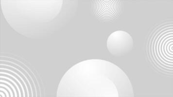 Simple and elegant multiple faded circles minimal geometrical loop able background video