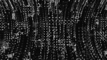 Digital technology speed connect White and Black color particles background, cyber nano information, abstract communication, innovation future tech data modern background video