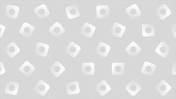 White and Black color futuristic multiple moving faded squares loop able geometrical background video