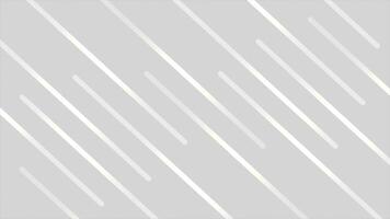 Elegant White and Black color glowing diagonal lines loop able motion background video