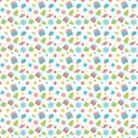 Christmas pattern background design for wrapping paper, greeting card and packaging decoration. vector