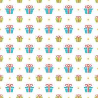 Christmas pattern background design for wrapping paper, greeting card and packaging decoration vector