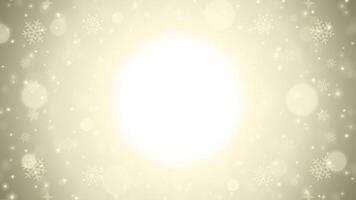 Light Christmas background with glow star and snowflake glamour wallpaper 3d design realistic vector