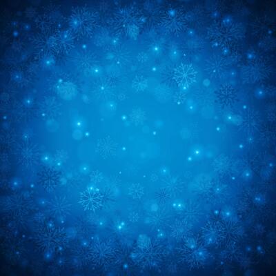 Christmas background snowflakes with lights