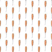 Holiday seamless pattern with flying balloon doodle for decorative print, wrapping paper, greeting cards, wallpaper and fabric vector