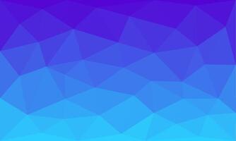 Colorful gradation abstract geometric polygon background. Elegant blue sky color gradient atmosphere illustration template for banner, web, cover, greeting, decoration, display, advertising, surface vector