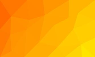 Orange and yellow gradient in abstract polygon shape background texture. modern mosaic illustration with triangle shape pattern elements for display, business, website, surface, advertising, display vector