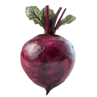 A Vibrant Red Beet Root Isolated on a Transparent Background, A Perfect Addition to Your Healthy Diet png