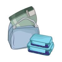 Bag for Food Container Storage vector