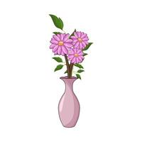 Vase with Flower vector