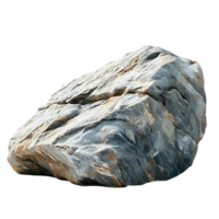 Large Gray Rock with Transparent Background for Design Projects png