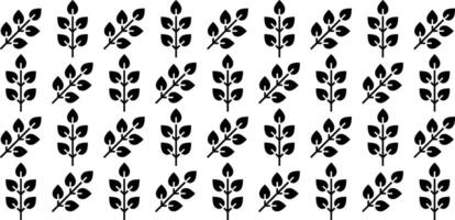 Herbs Pattern Fill vector