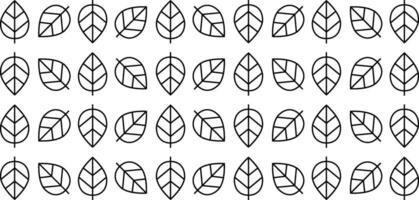 Leaf Pattern Lineal vector
