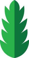 Minimalistic Pine Tree With Decorative Triangle and Creative Simple Design. vector