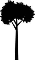 design of tree and tumbleweed symbol. Collection of tree and western icon. vector