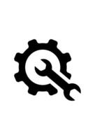 wrench for setting.setting symbol vector