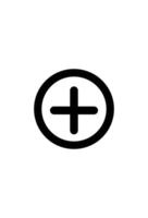 icon add item for design vector