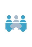 puzzle and people for workers vector