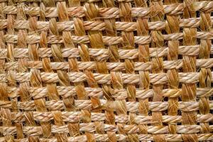 A sisal texture background features a natural, coarse weave with a rustic appeal photo