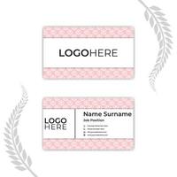 Print smart business card template. vector