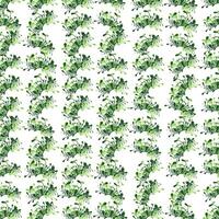 Print Green Abstract Design for Spring. vector