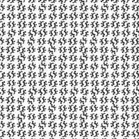 Print a Black Abstract Geometric Design Pattern. vector
