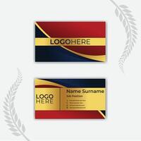 Print Luxury business card template. vector