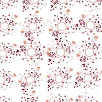 Print Abstract Geometric Design with Leaves and Acorns. vector