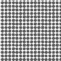 Print a Black Snowflake Symbol pattern. vector