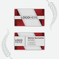 Print Luxury business card template design. vector