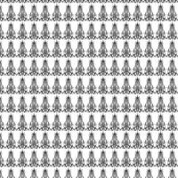 Print Symmetrical Abstract Line Design Pattern. vector