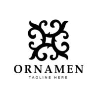 Intricate and symmetrical ornamental design Suitable for brands engaged in interior design, architecture, or art products vector