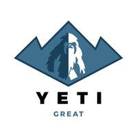 Snow Beast Icon Logo Design Template vector