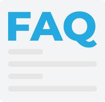 Faq Help Service vector