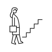 career outline icon design good for web or mobile app vector