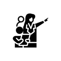 team leader solid icon design good for web or mobile app vector