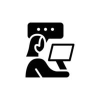 workplace solid icon design good for web or mobile app vector